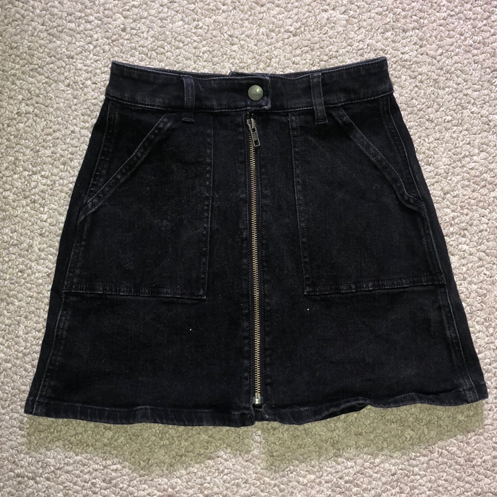 Madewell Black Miniskirt